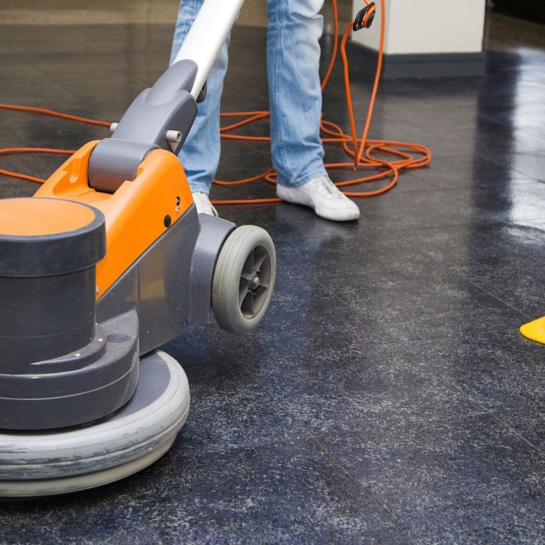 rubber floor polish services in dubai