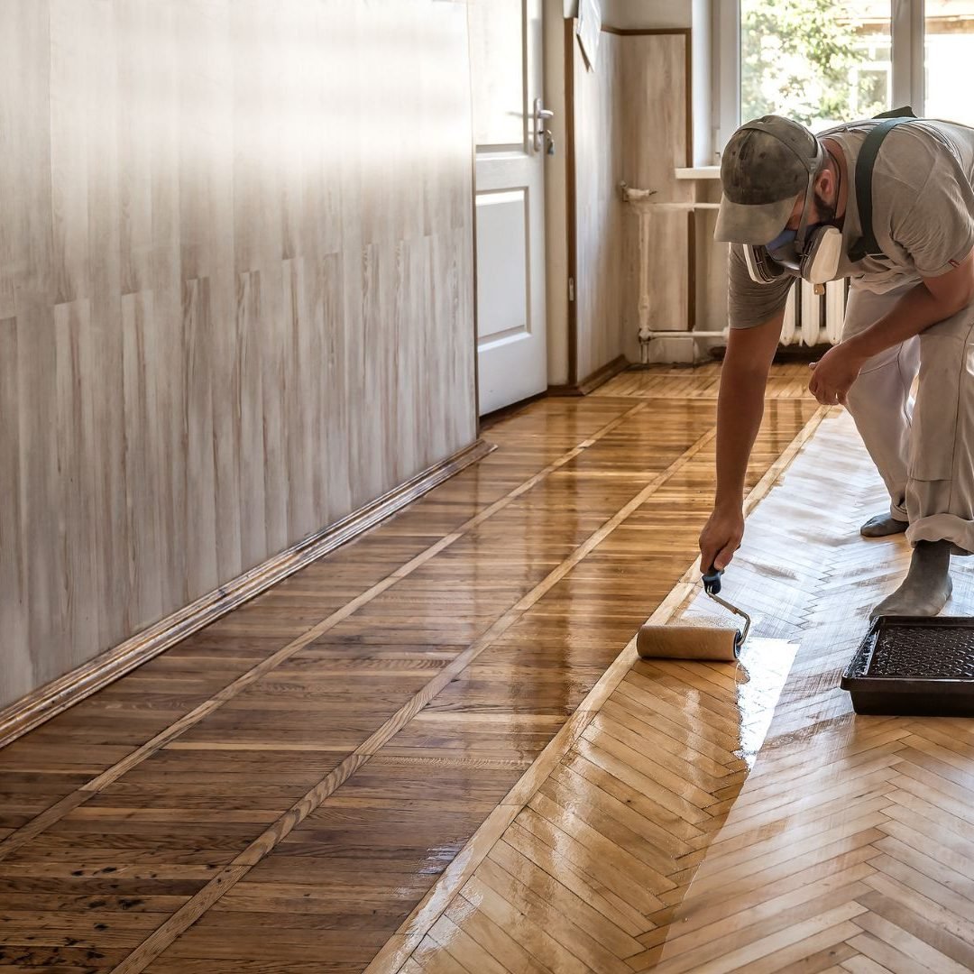 wooden floor polishing dubai